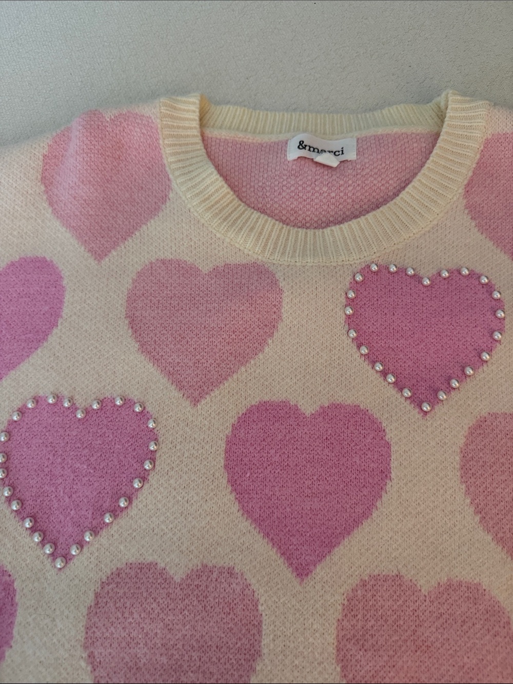 VICI Sweater Bundle - &merci Hearts / Valentine’s Day: Size L - Picture 6 of 6